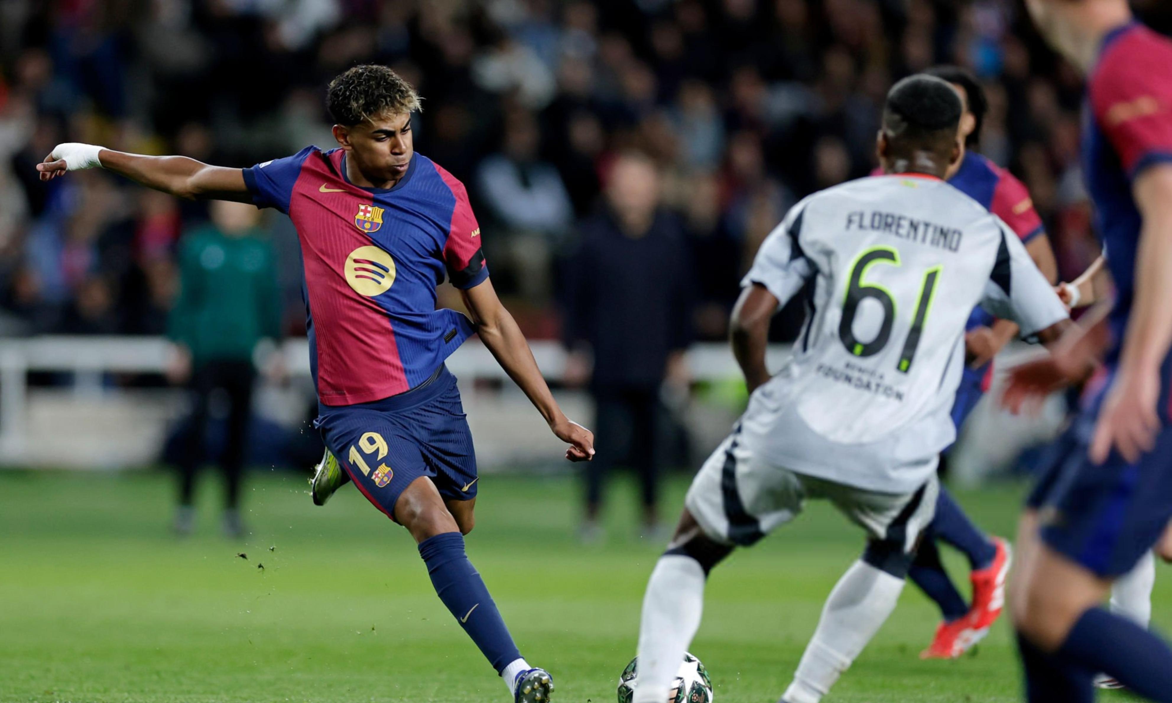 法国逆转巴萨，蒂亚戈高光表现