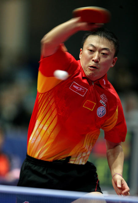 德国队横扫中国队，马琳高光表现